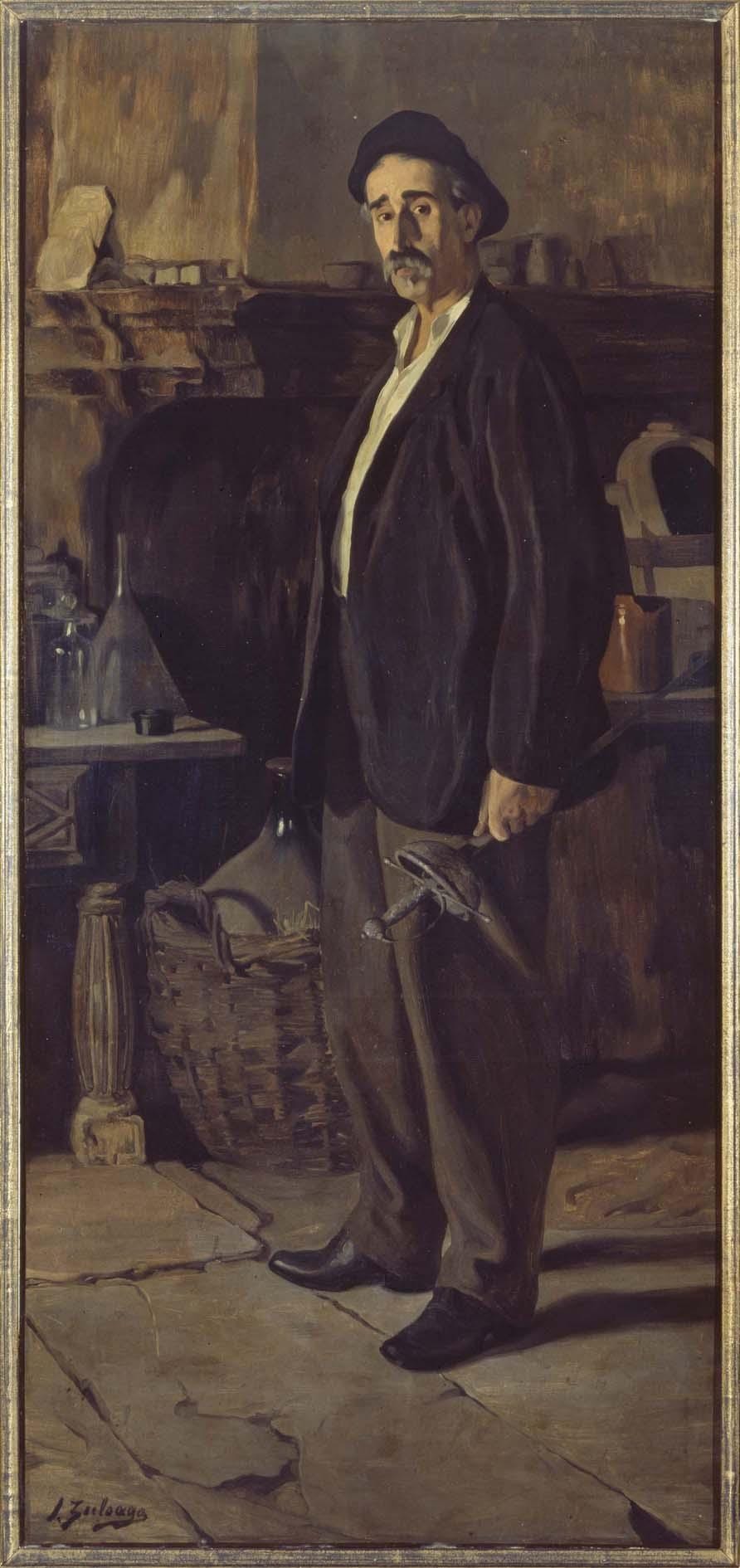 Don Plácido Zuloaga in His Workshop