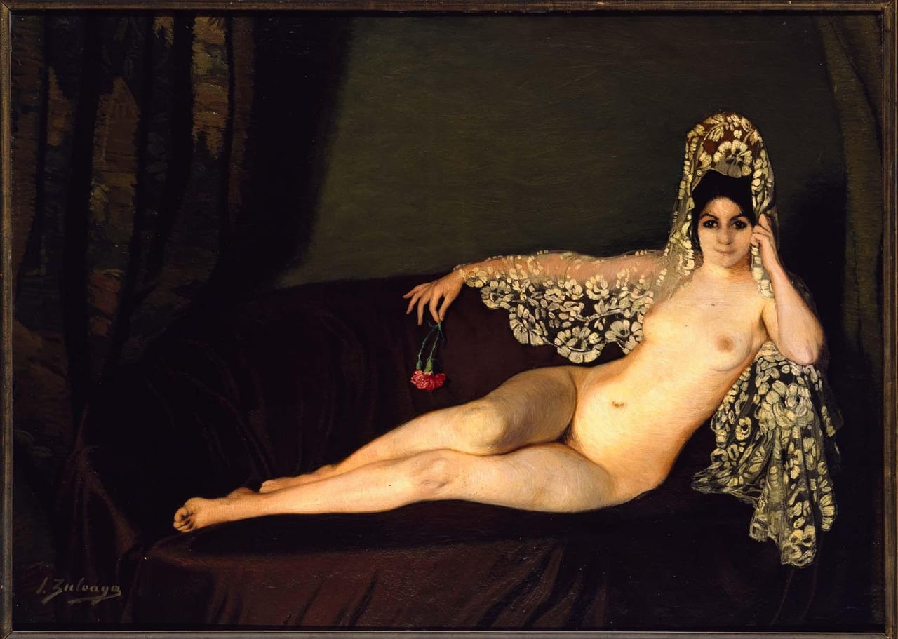 Nude with Carnation