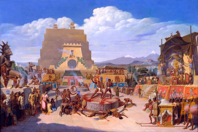 Ideal Reconstruction of a Pre-Hispanic Ceremony