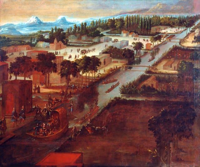 La Viga's walk