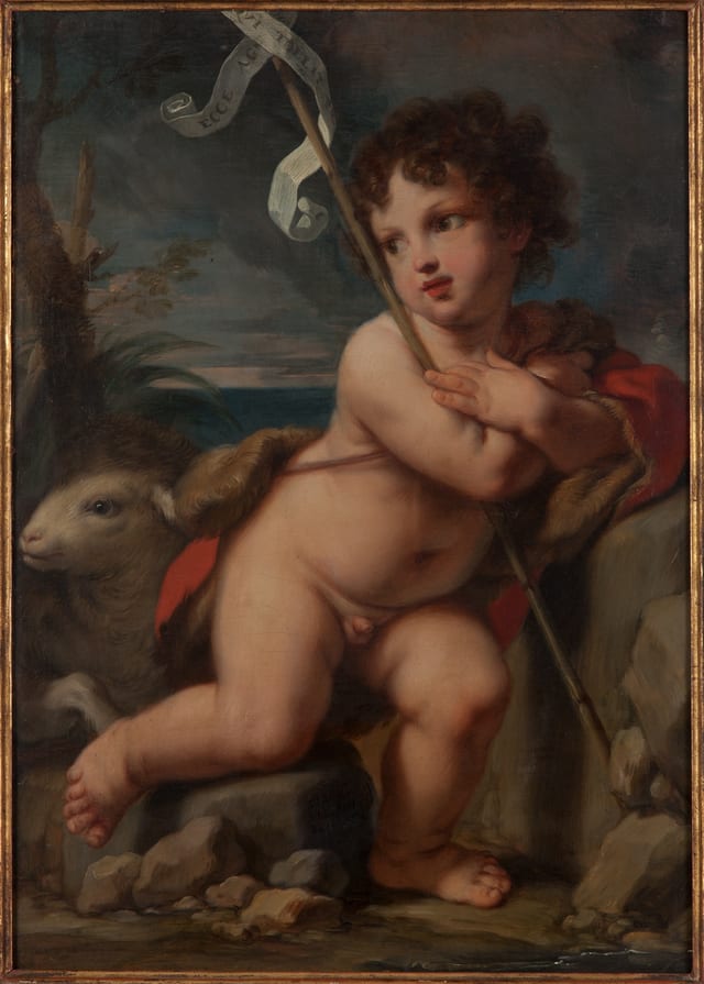Young Saint John the Baptist with Agnus Dei