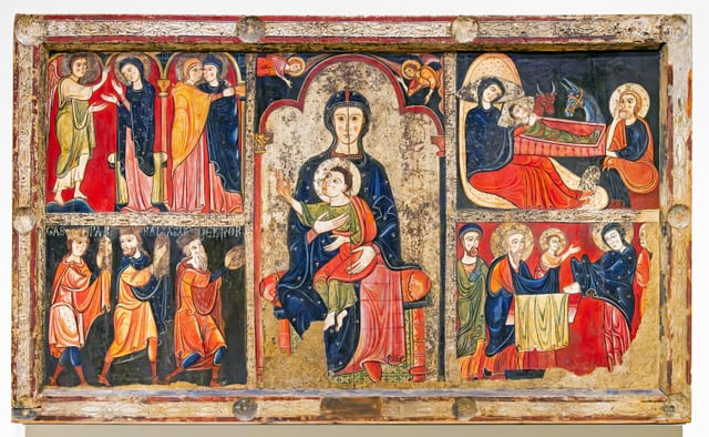 Altar frontal from Avià