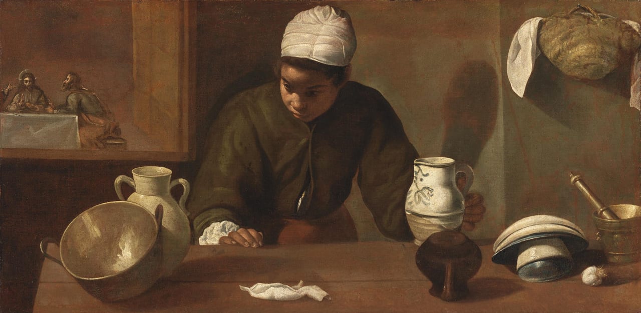 Kitchen Scene with the Supper in Emmaus