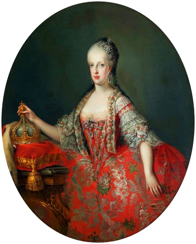 Portrait of Maria Carolina of Austria.