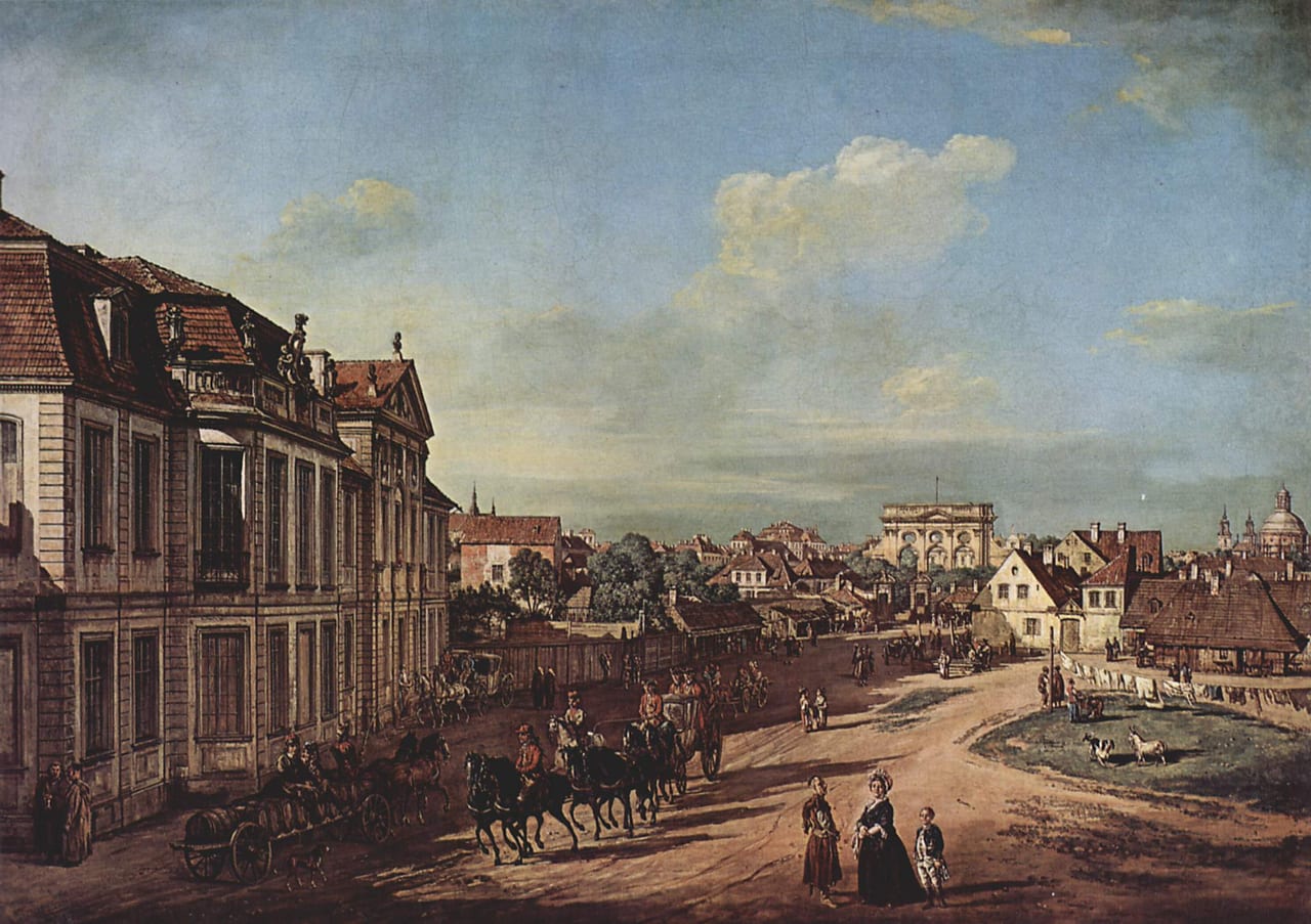 Behind the Iron Gate Square in Warsaw