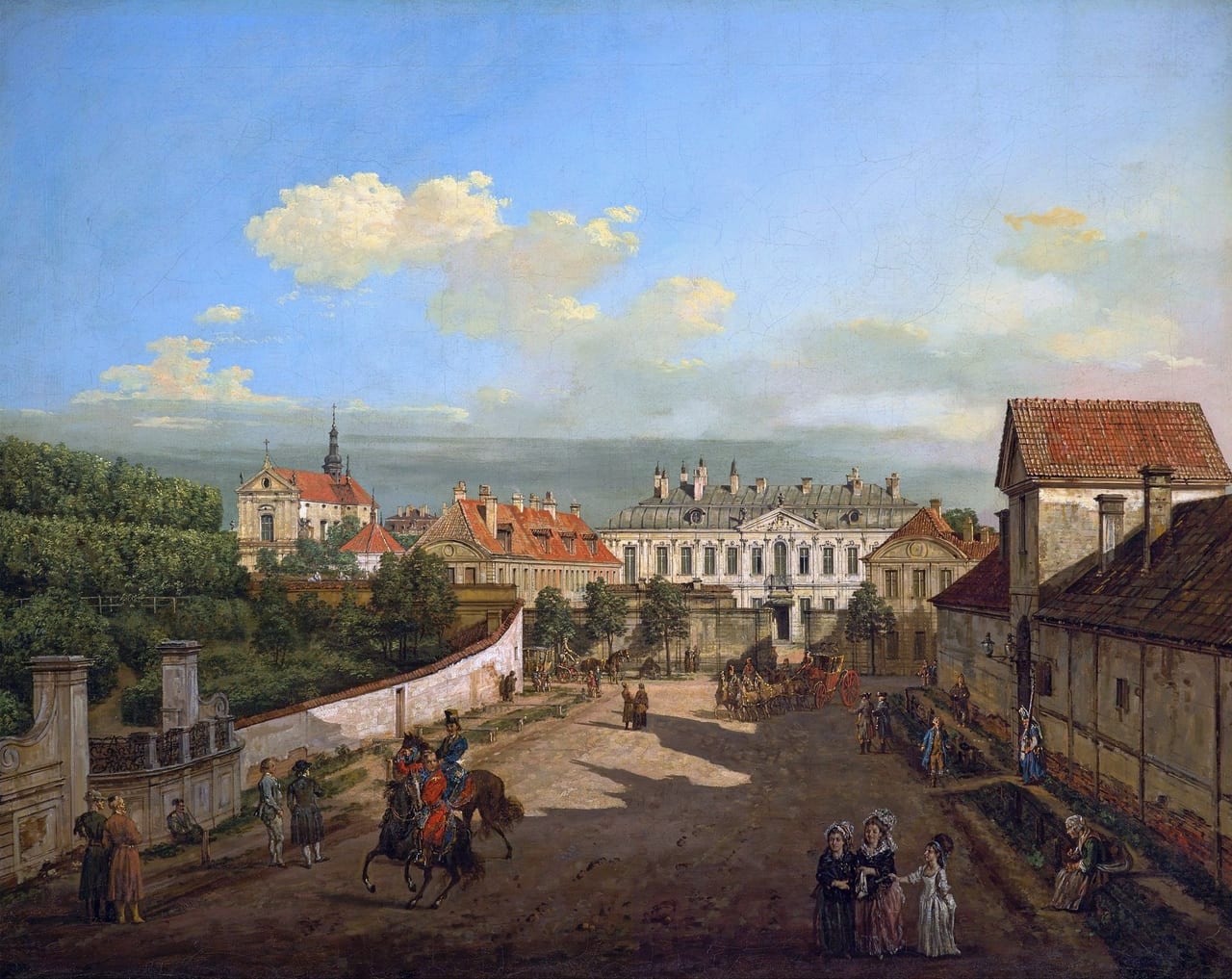 The Blue Palace in Warsaw