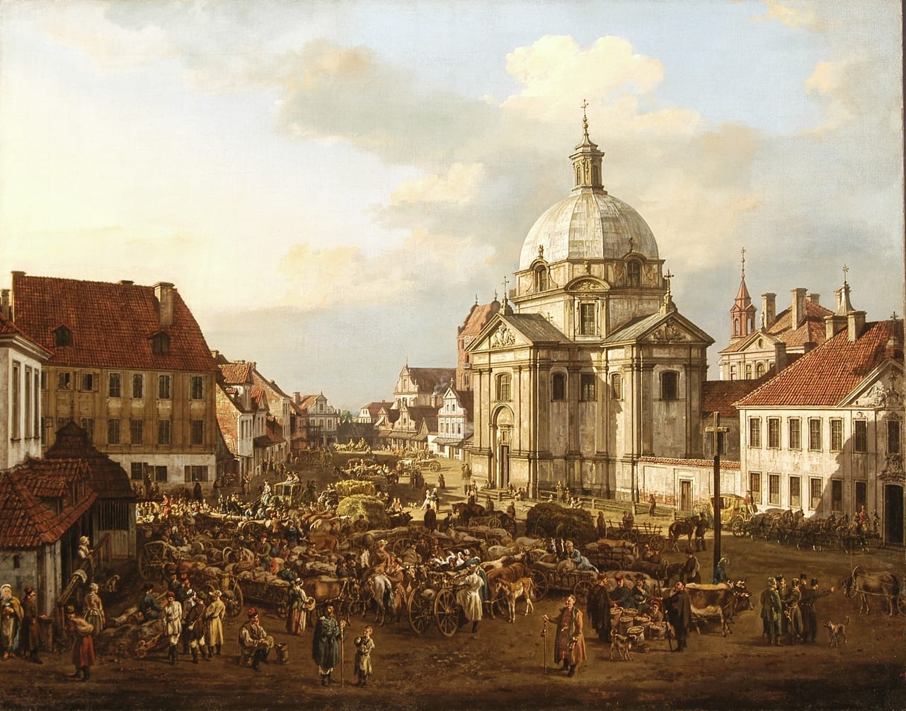 The New Town Market Square with St. Kazimierz Church