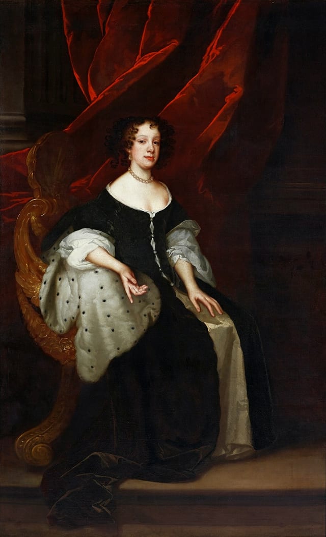 Portrait of Catherine of Braganza.