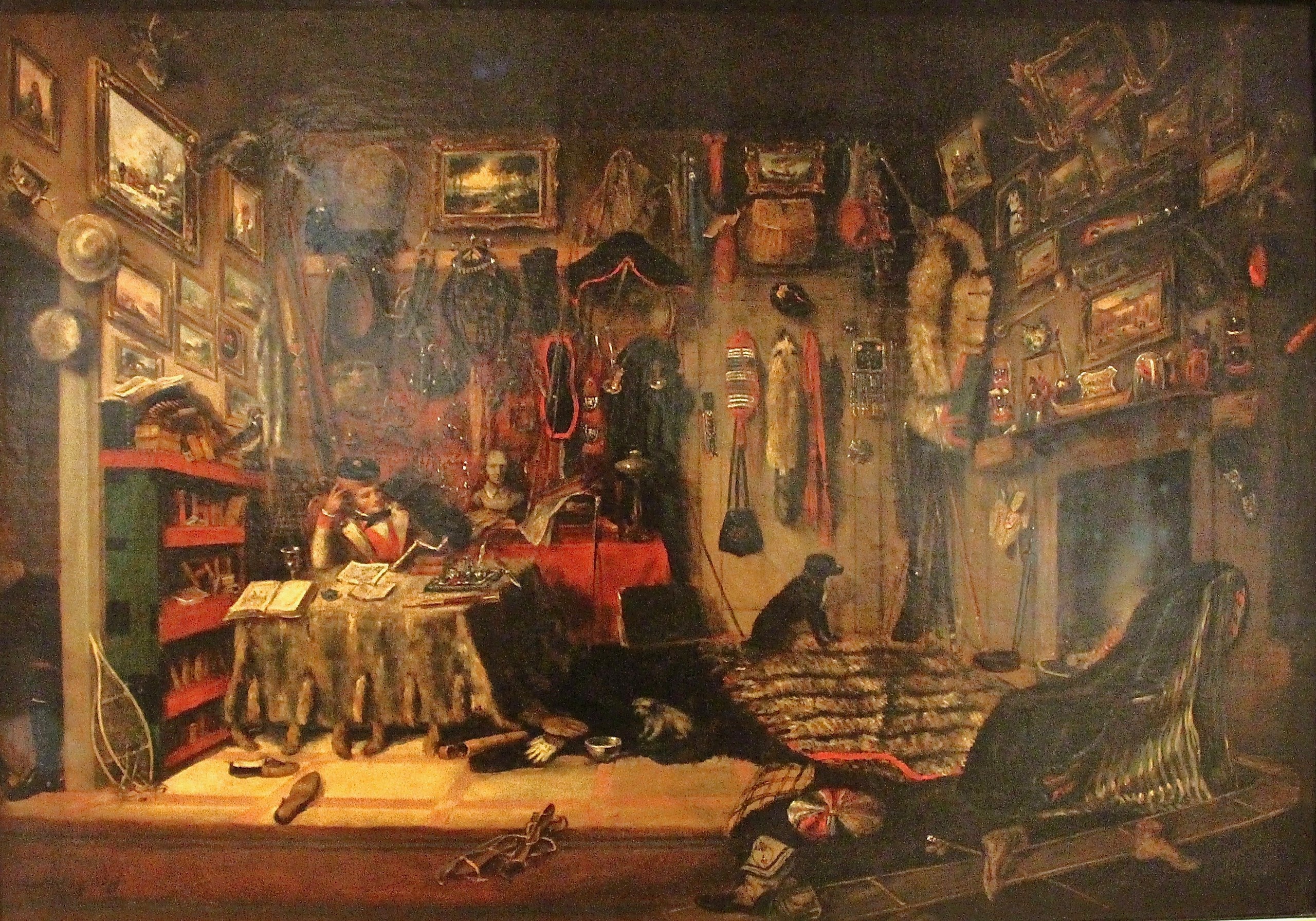 An Officer's Room in Montreal