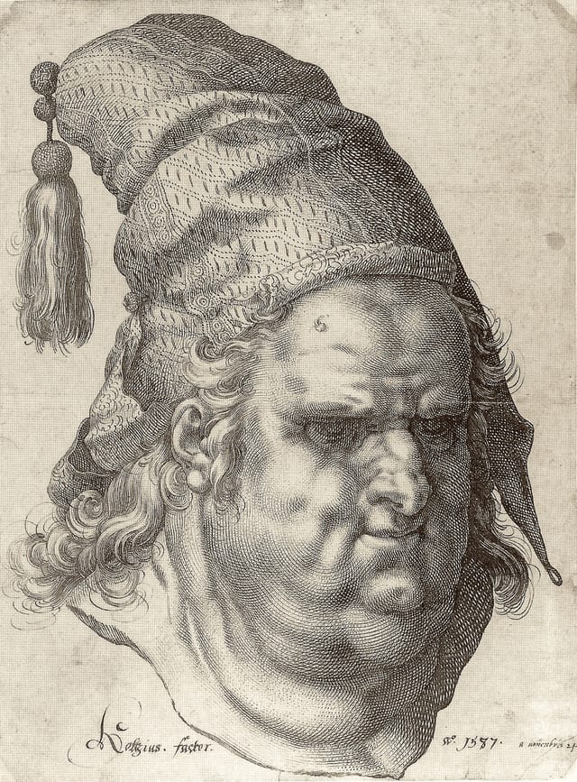 Bust of Man with Tasselled Cap