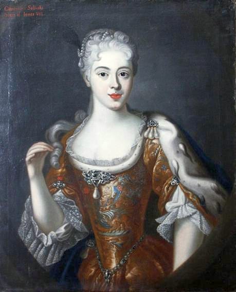 Portrait of Maria Clementina Sobieska.
