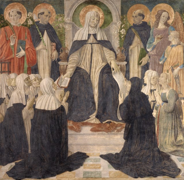Saint Catherine of Siena as Spiritual Mother of the Second and Third Orders of Saint Dominic