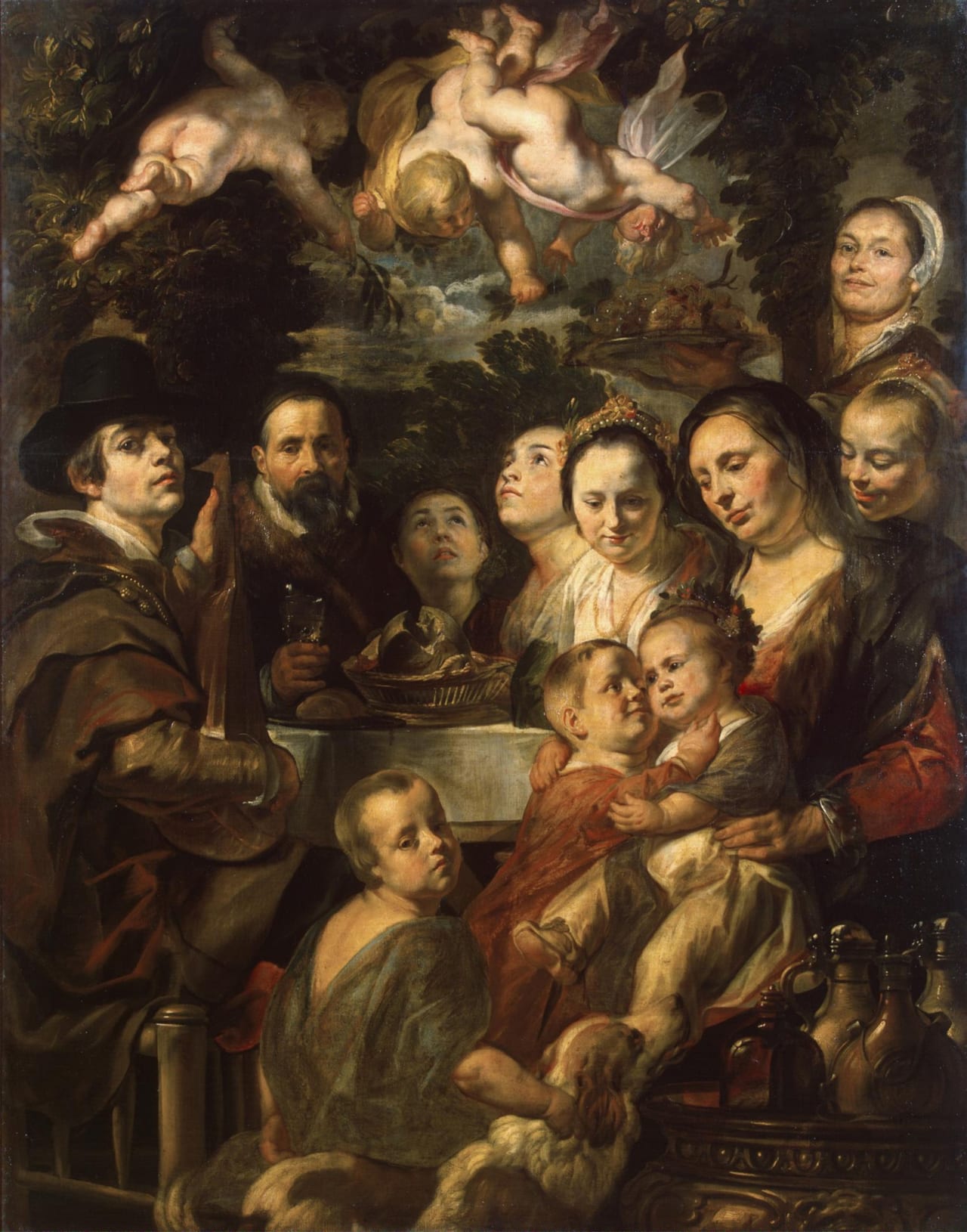 Self-Portrait with Parents, Brothers and Sisters