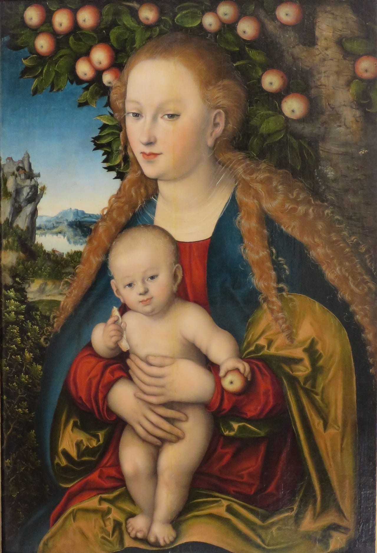 Madonna and Child under the Apple Tree
