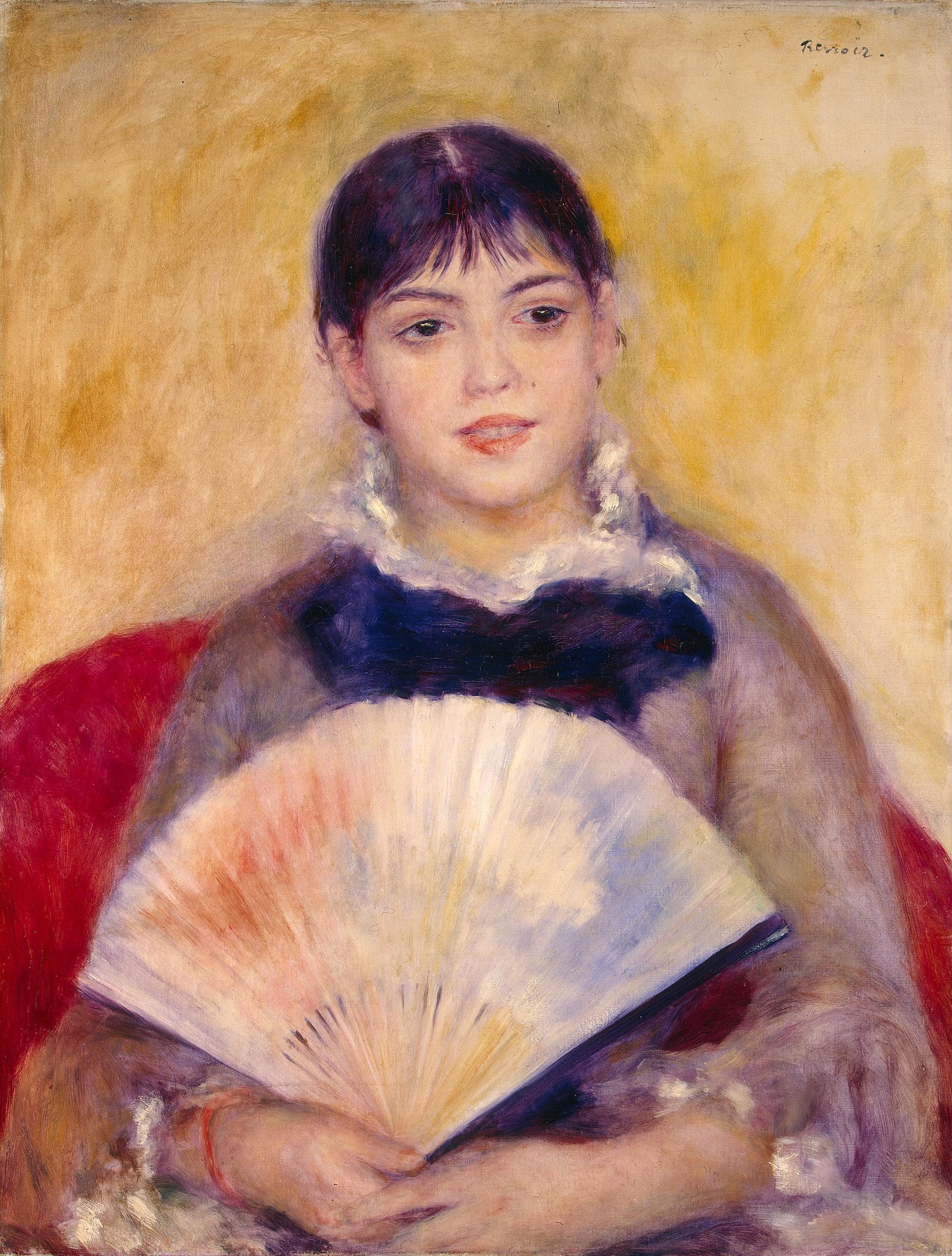 Girl with a Fan