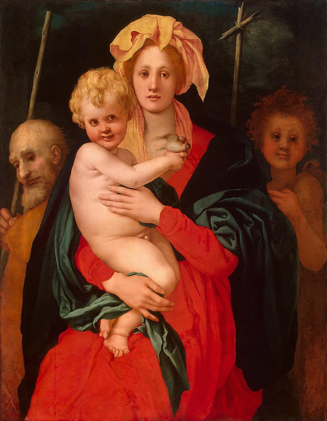 The Virgin and Child with St Joseph and St John the Baptist