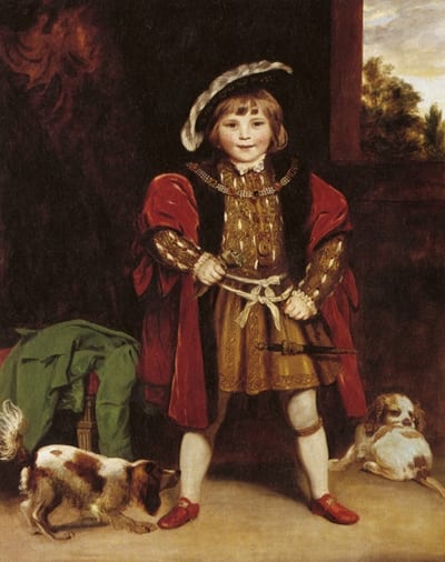 Portrait of Master Crewe as Henry VIII