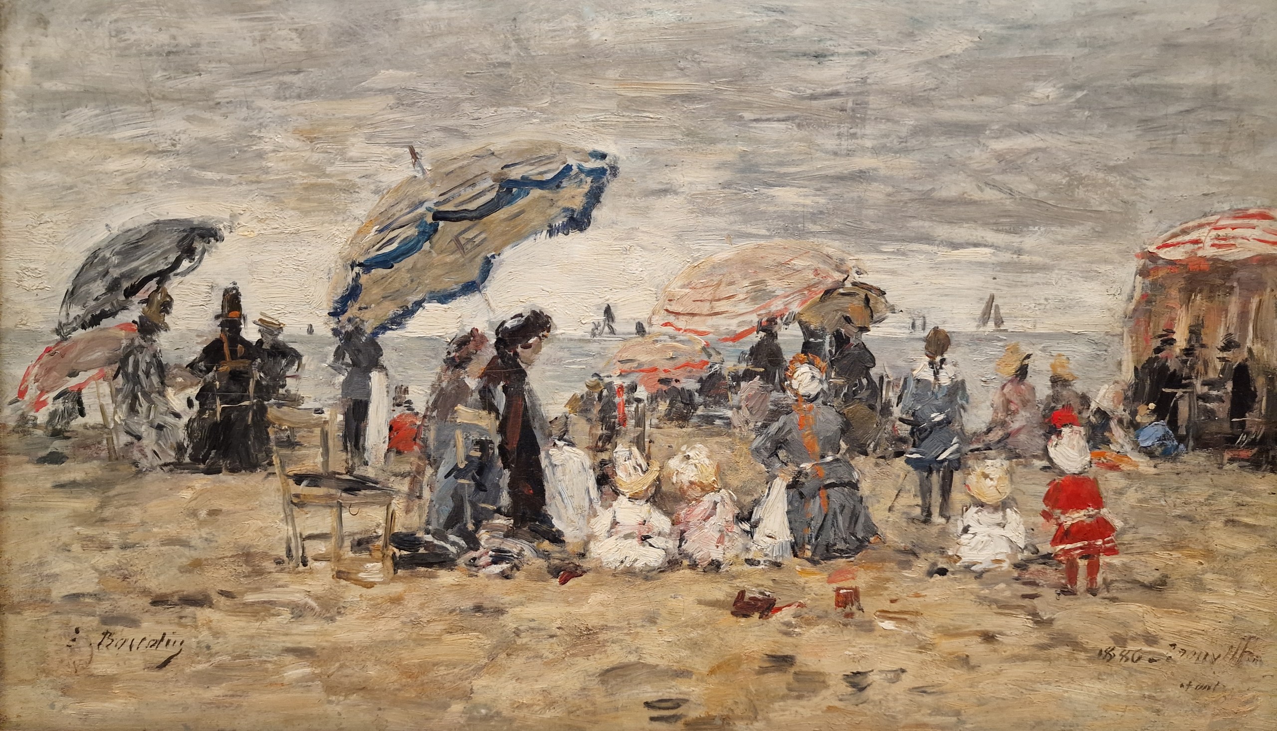 Trouville, Umbrellas on the Beach