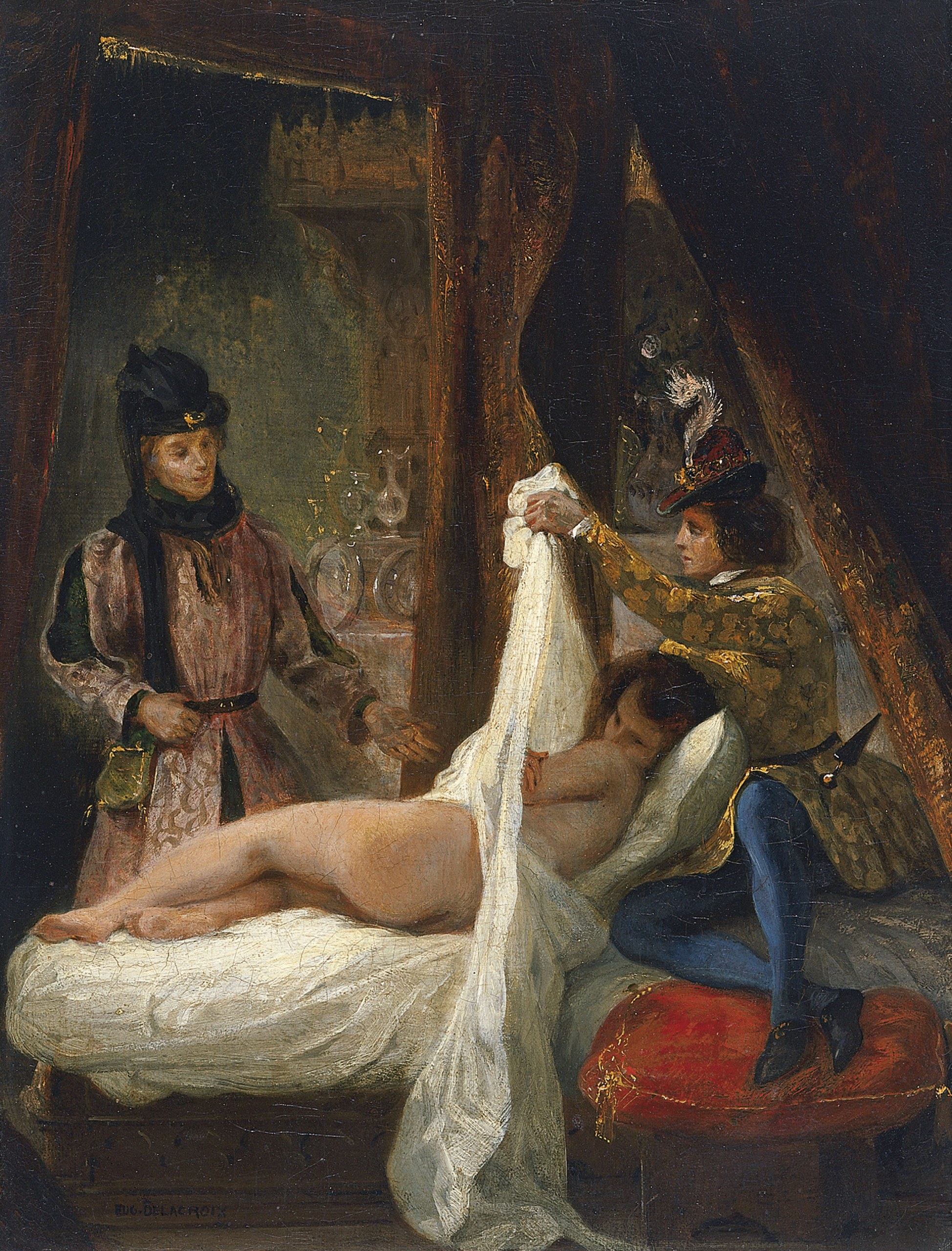 Louis d'Orleans shows his mistress