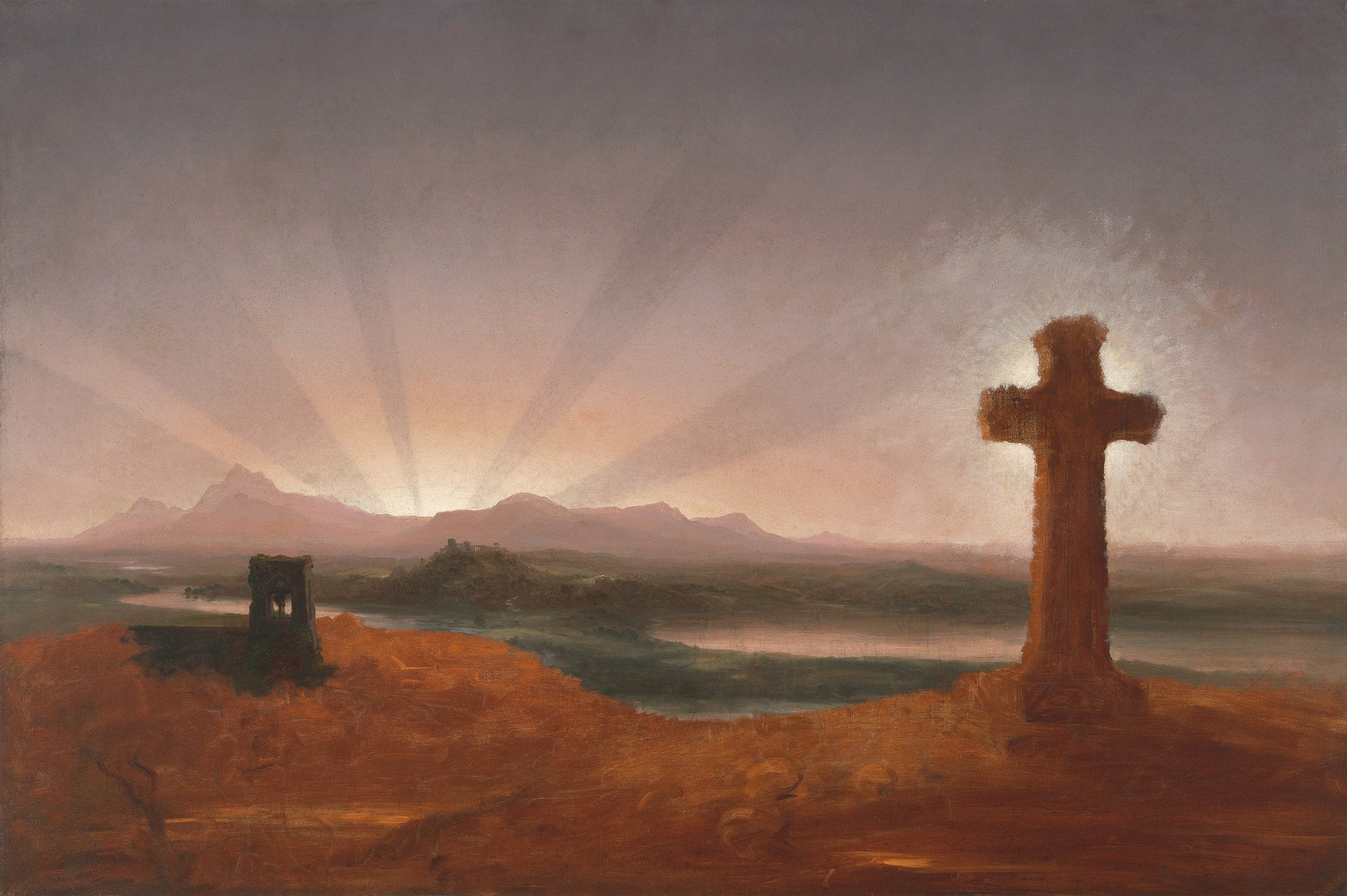 Cross at Sunset