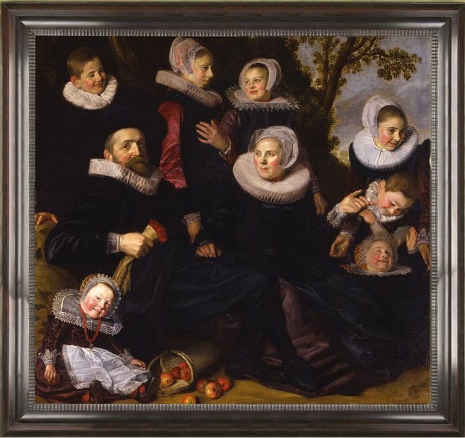 Van Campen Family Portrait in a Landscape (left half)