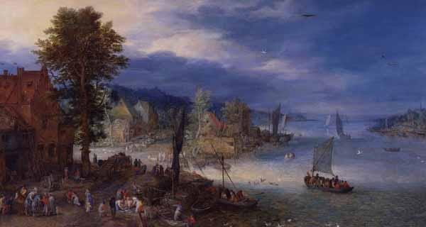 Landscape with a Fishing Village
