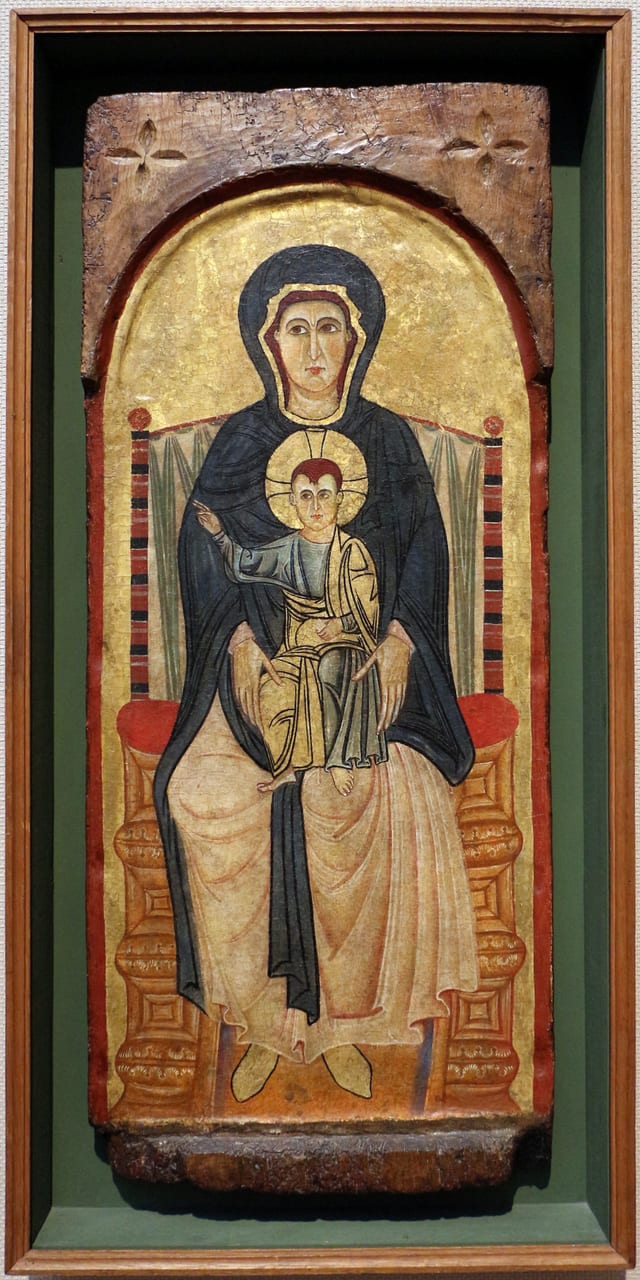 Virgin and Child Enthroned