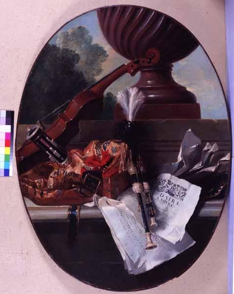 Still Life with Musette and Violin