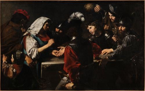 Fortune-Teller with Soldiers