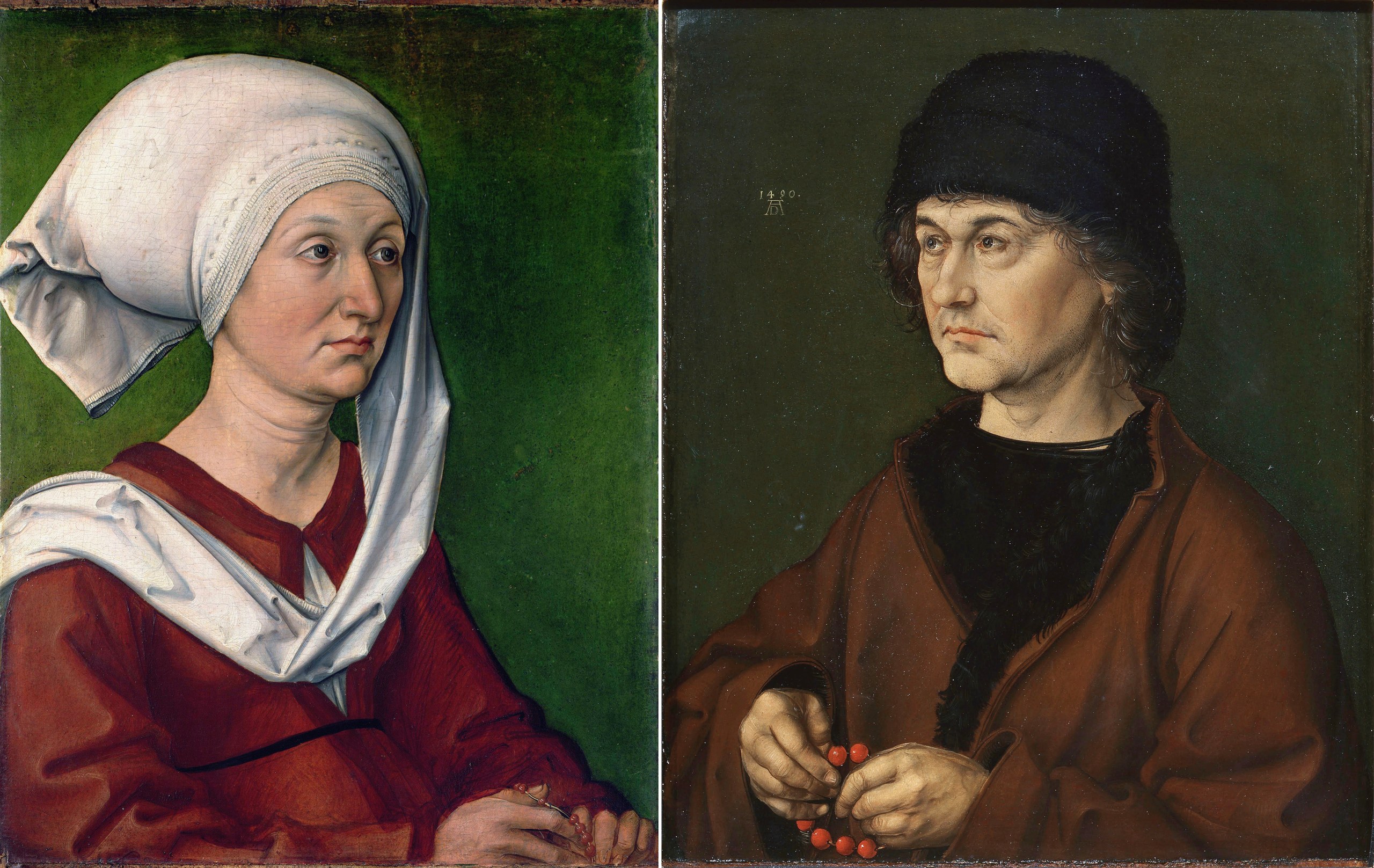 Portrait Diptych of Dürer's Parents