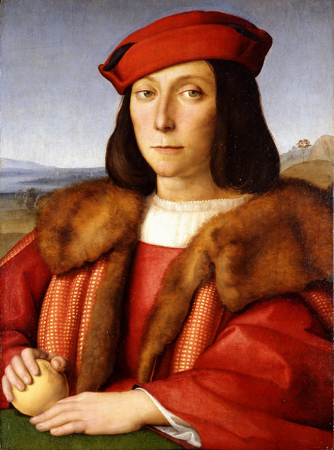 Portrait of a Young Man with an Apple
