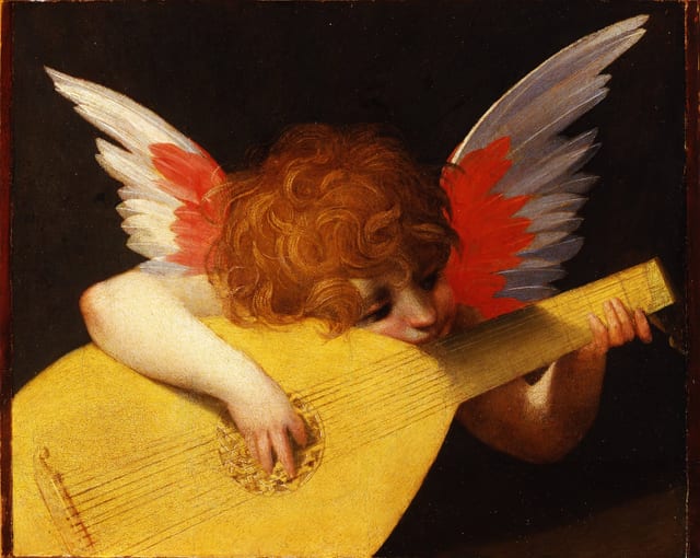 Angel Playing the Lute