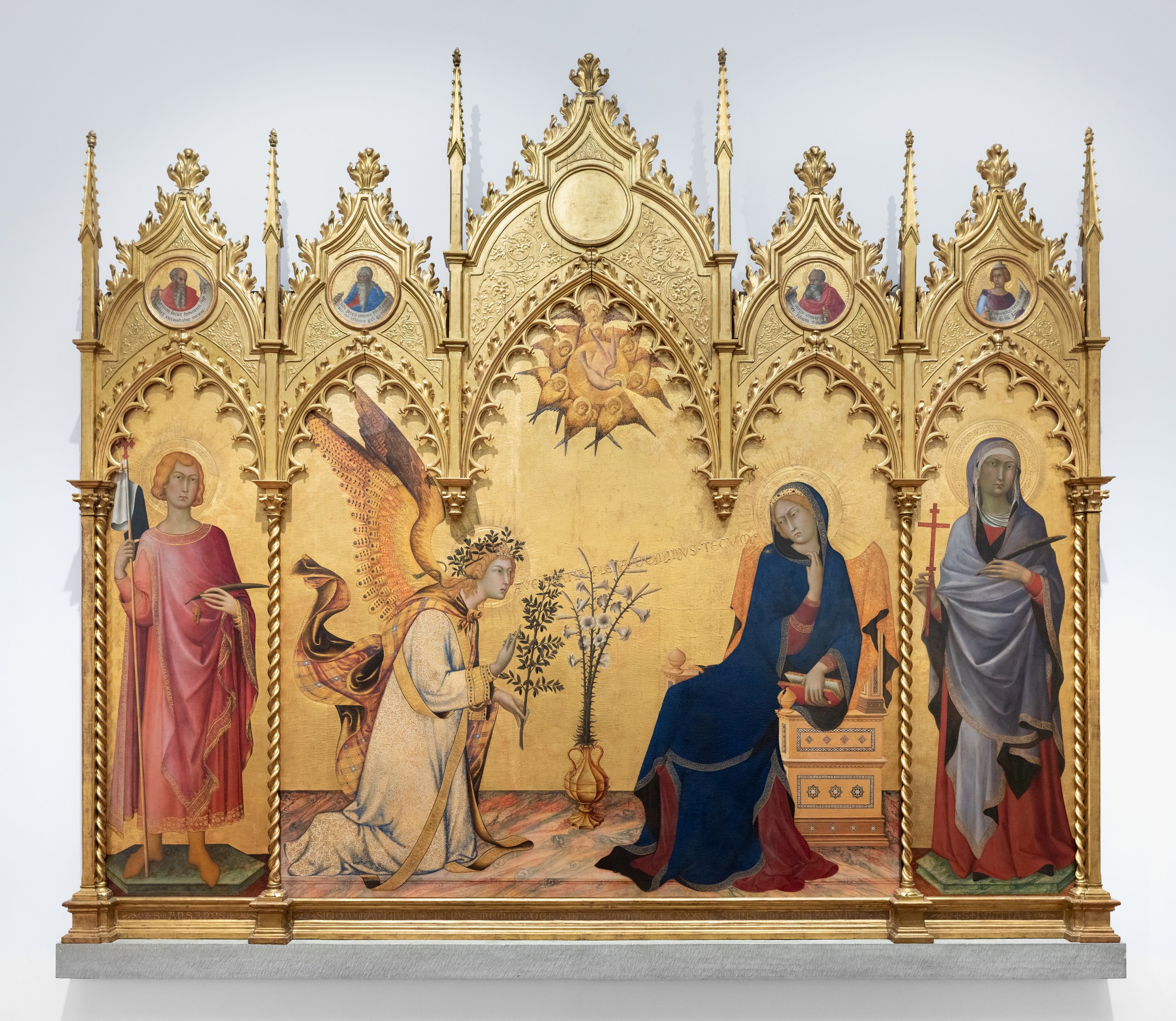 Annunciation with Saints Maxima and Ansanus