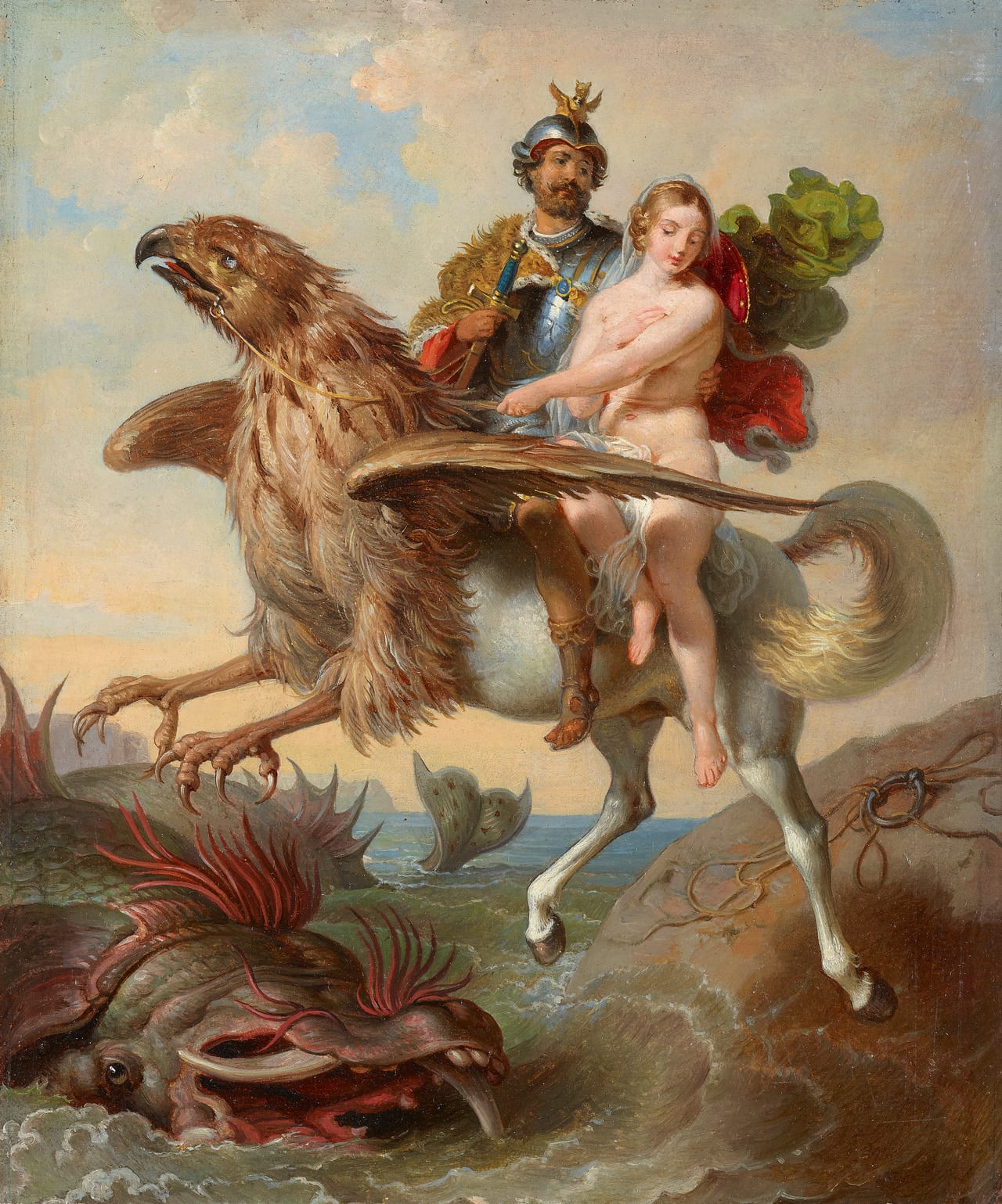 Ruggiero and Angelica (study)