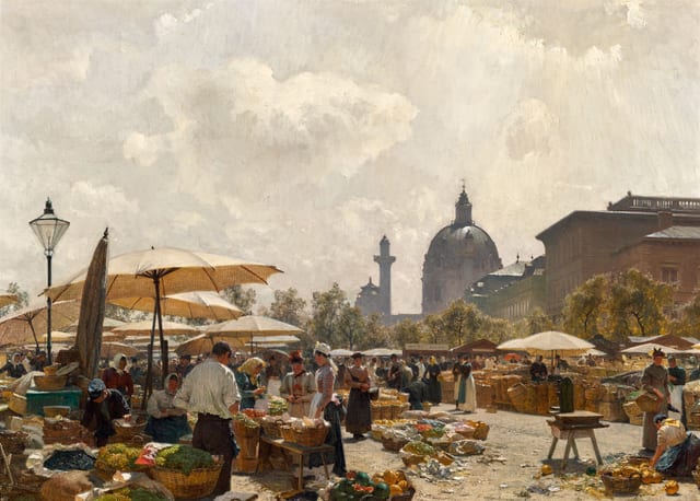 The Naschmarkt in Vienna