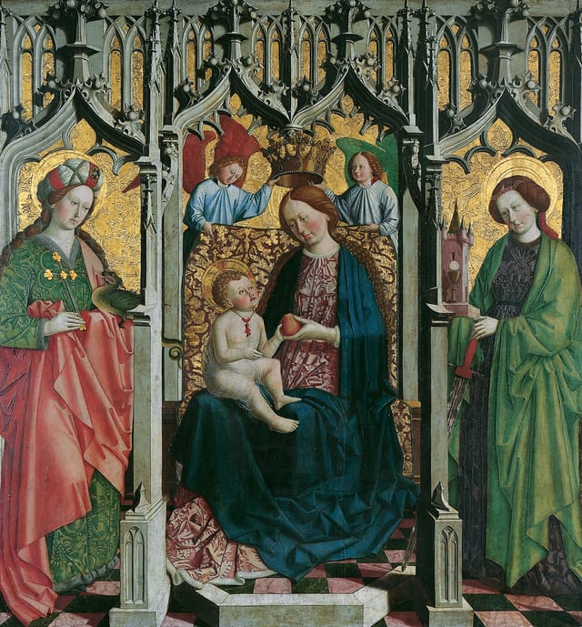 Mary and child enthroned with St. Barbara and St. Margaret