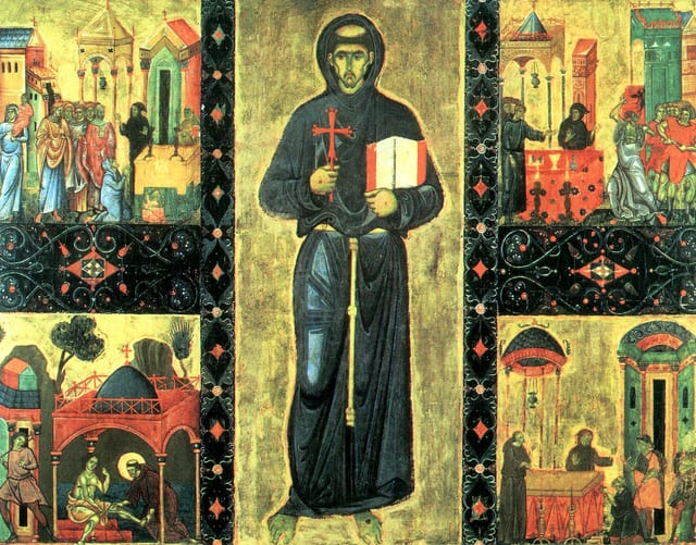 Saint Francis and four posthumous miracles