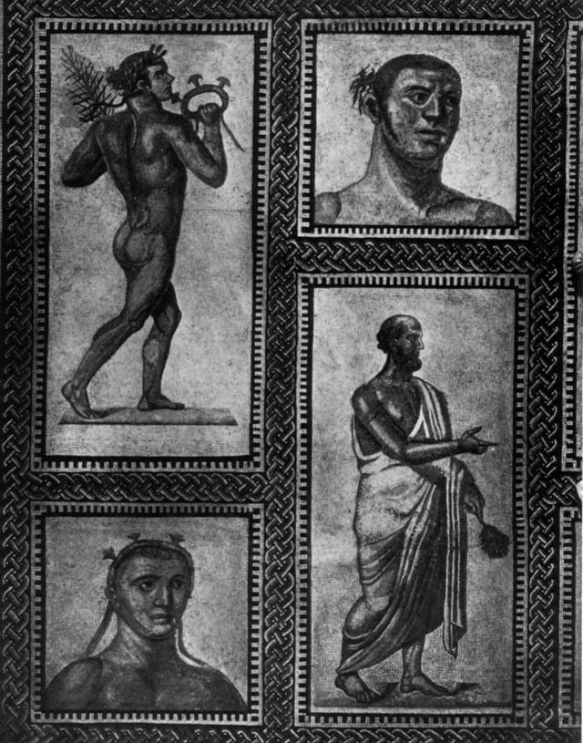Athletes mosaics from the Baths of Caracalla