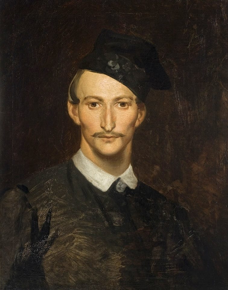 Self-Portrait in a Four-Cornered Hat, called “konfederatka”