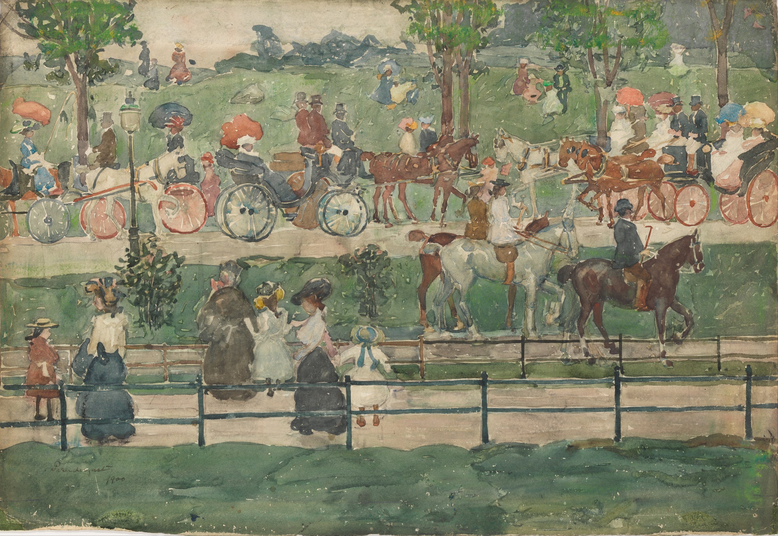Central Park, 1900
